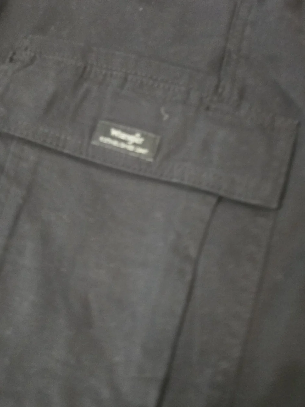 Wrangler Black Cargo Shorts for Men